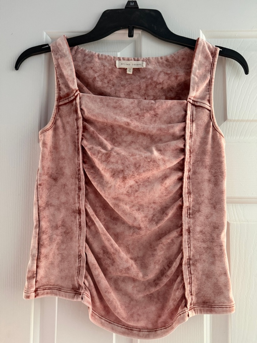 BKE Dusty Rose Ruched Tank Top